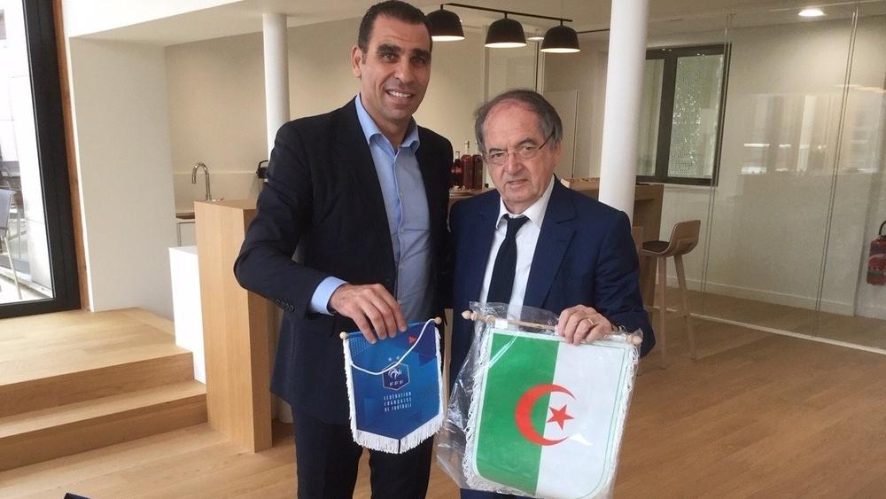 اجتماع في باريس لإقامة مباراة ودية بين فرنسا والجزائر