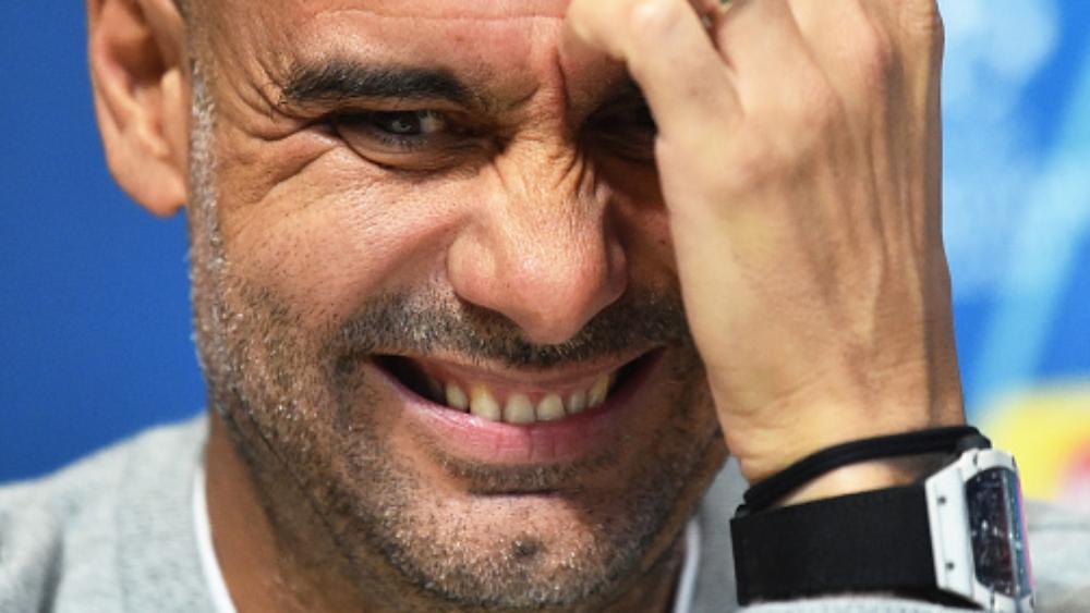 جوارديولا يظهر في مؤتمر صحفي بساعة "رافا نادال" ثمنها مليون ونصف يورو