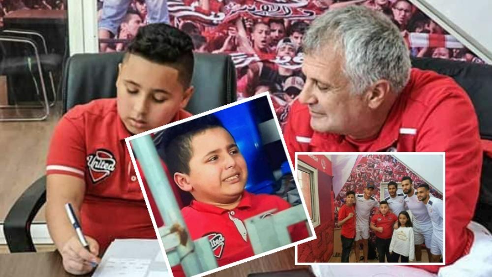 بدعوة من الوداد..الطفل الذي أذرف الدموع في الديربي يزور مقر النادي