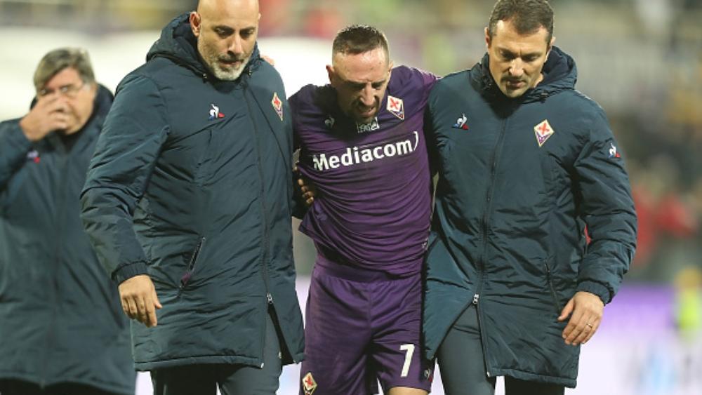 ريبيري يتعرض لإصابة خطيرة في كاحله