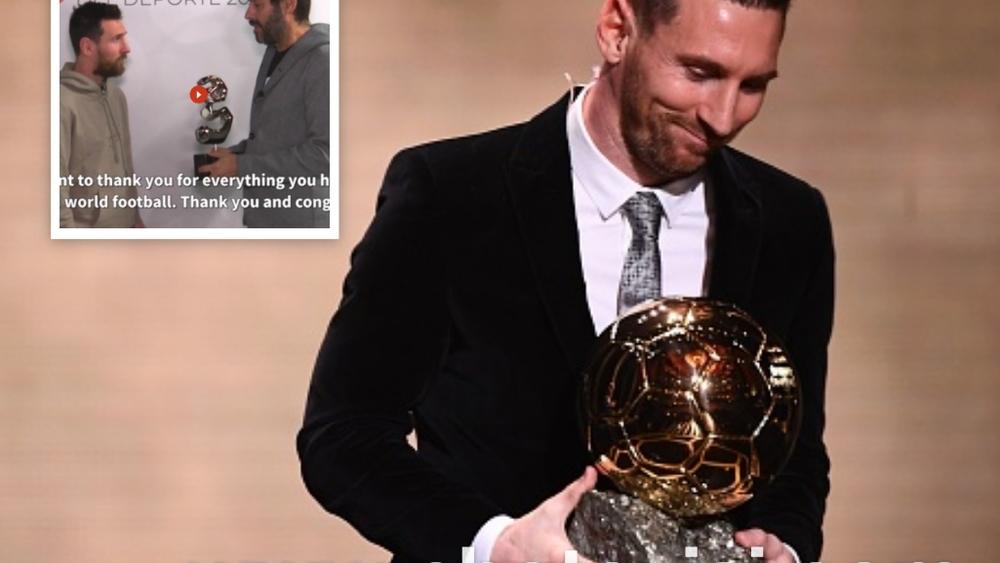 "آس" تمنح ليونيل ميسي جائزة "استثنائية"