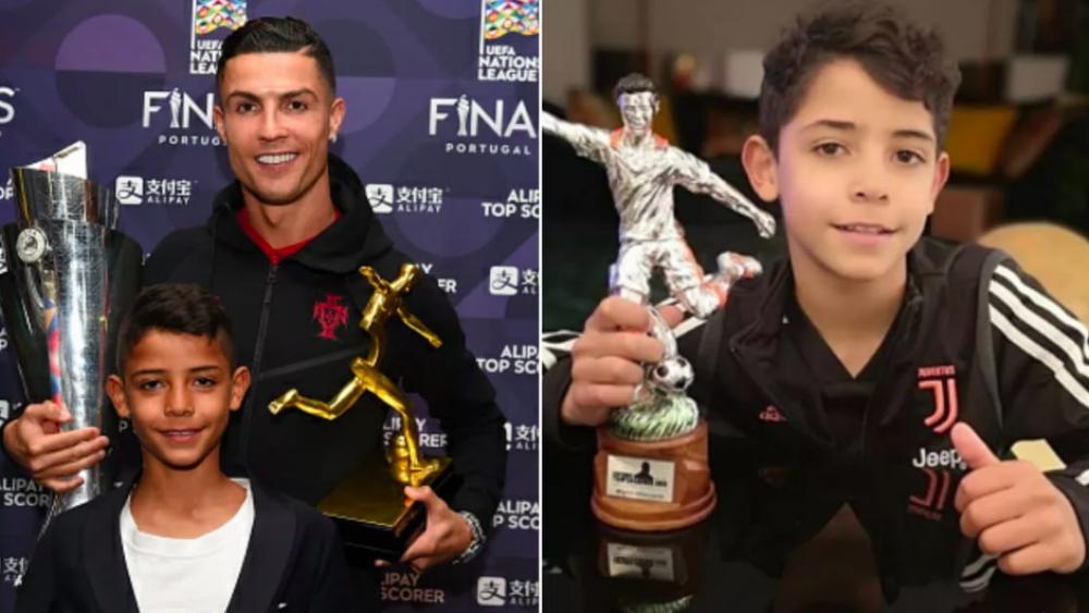 نجل كريستيانو يقود يوفنتوس للظفر ببطولة دولية .. ويحصل على أفضل مهاجم
