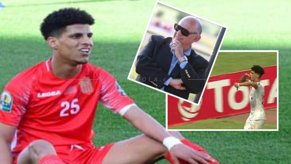 الفحلي يرد على عبارة رئيس حسنية أكادير "المَا و الزْغاريت"..من خلال الإحتفال بهدفه في مرمى "سان بيدرو"