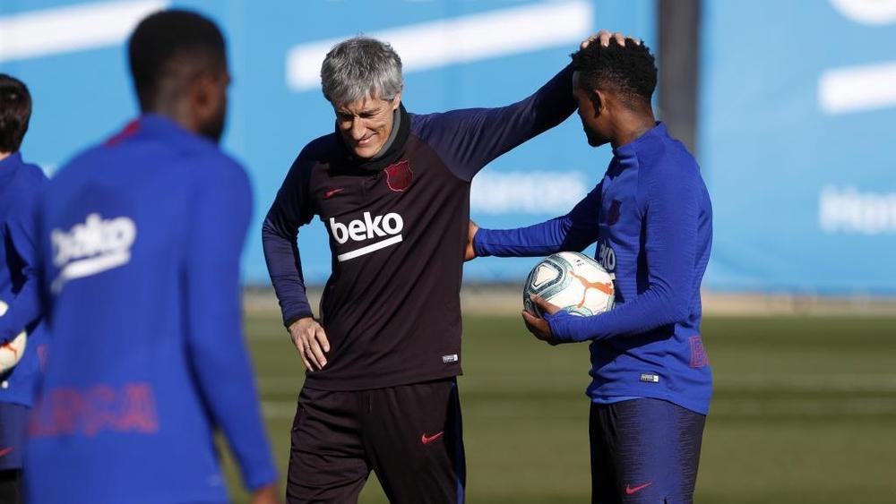 سيتيين: "كنت أخبر من حولي أن سيرتي الذاتية لا تؤهلني لتدريب برشلونة"