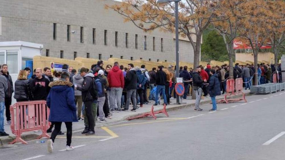 تصرف استثنائي لجماهير إيبيزا قبل لقاء برشلونة في كأس الملك