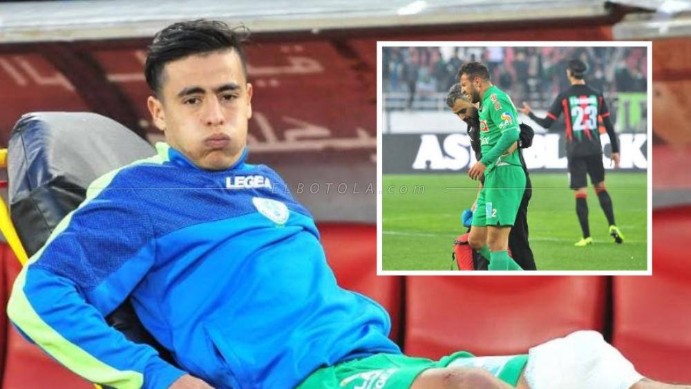 سيارة الإسعاف تنقل جبرون و الدويك مباشرة من ملعب "مولاي عبد الله" صوب إحدى مصحات مدينة الدارالبيضاء