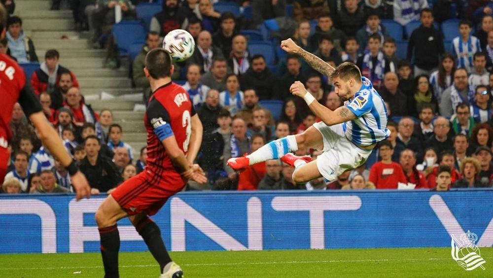 فوز "باهت" لريال سوسيداد على ميرانديس في ذهاب نصف نهائي كأس الملك