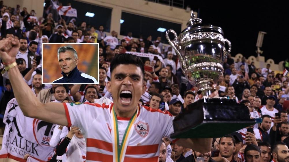 كارتيرون يرفع معنويات بنشرقي بعد إضاعته ركلة جزاء.. وقناة الزمالك تصفه بـ"النجم السوبر"!