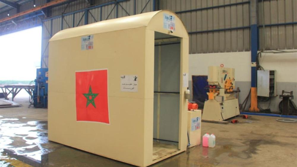 شركة تصمم بوابة للتعقيم الآمن مغربية الصنع "مائة بالمائة" للحد من تفشي "جائحة كورونا"