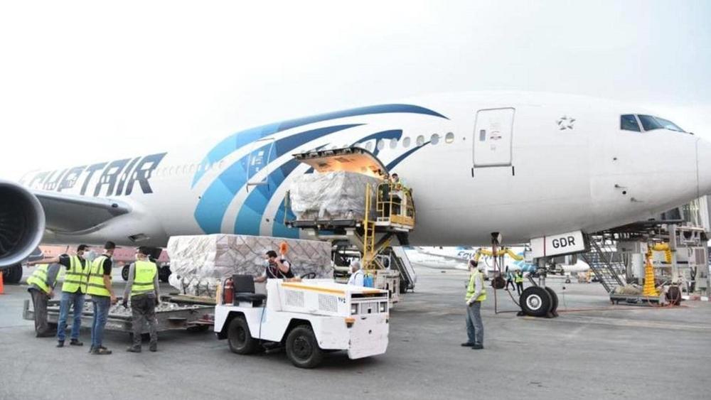 الصين تُقدّم لمصر شحنة جديدة من المساعدات الطبية لمكافحة كورونا