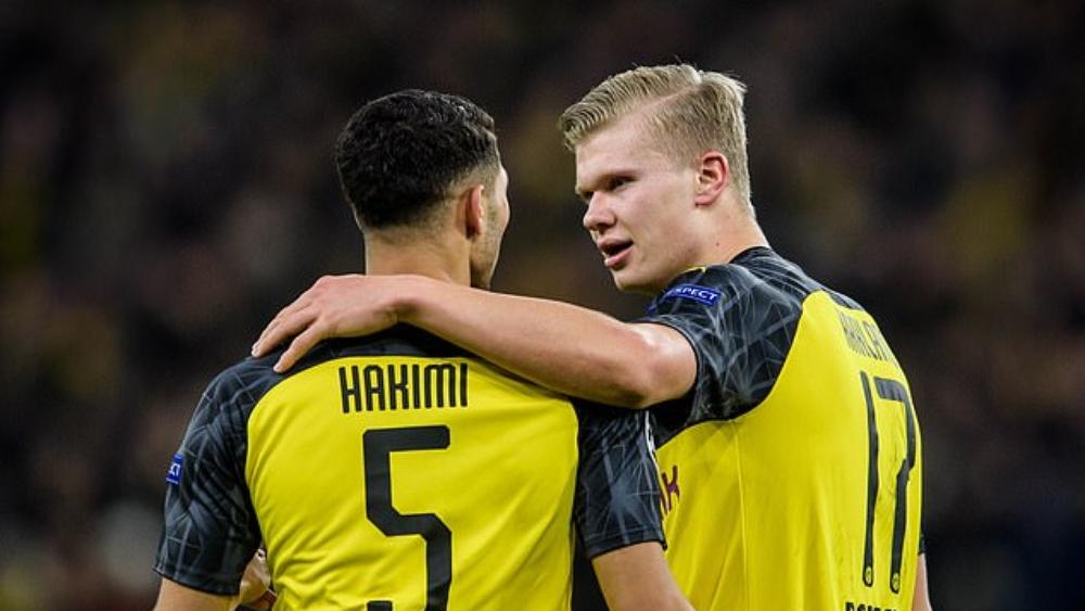 دورتموند يُغري ريال مدريد بتوقيع هالاند صيف 2022 مُقابل مواصلة الاستفادة من خدمات حكيمي