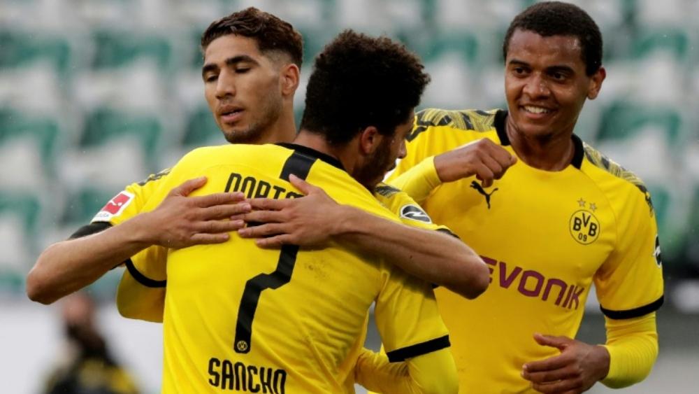 بعد احتضانه حكيمي.. رابطة "البوندسليغا" توجه "تحذيرا" لجادون سانشو