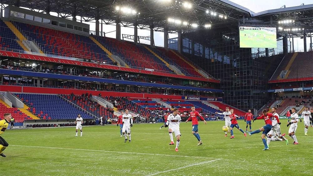 استئناف الدوري الروسي يوم 21 يونيو بحضور 10% من سعة المدرجات