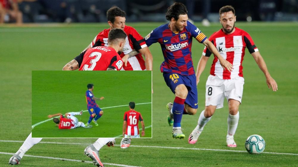 صحف مدريد طالبت بطرد ميسي ضد بيلباو وركزت على ركلة جزاء غير محتسبة