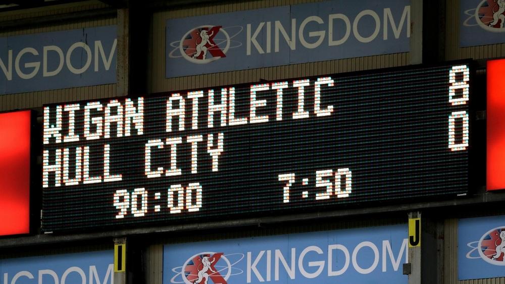 بعد إفلاسه.. رابطة الدوري الإنجليزي تخصم "12 نقطة" من رصيد ويغان وتُقرّبه من النزول إلى الدرجة الثالثة