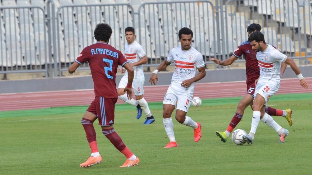 الزمالك ينهزم وديا أمام بيراميدز