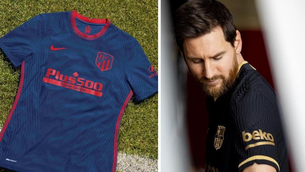 بالصور | برشلونة وأتلتيكو مدريد يكشفان عن القميص الاحتياطي لموسم 2020-21