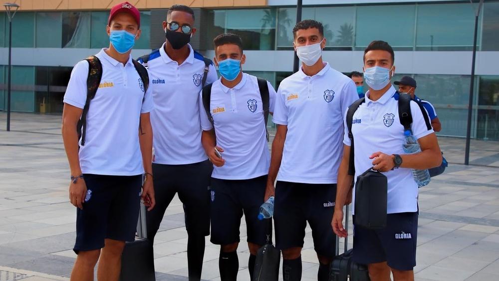 بعثة اتحاد طنجة تصل للدار البيضاء تأهبا لمواجهة الرجاء