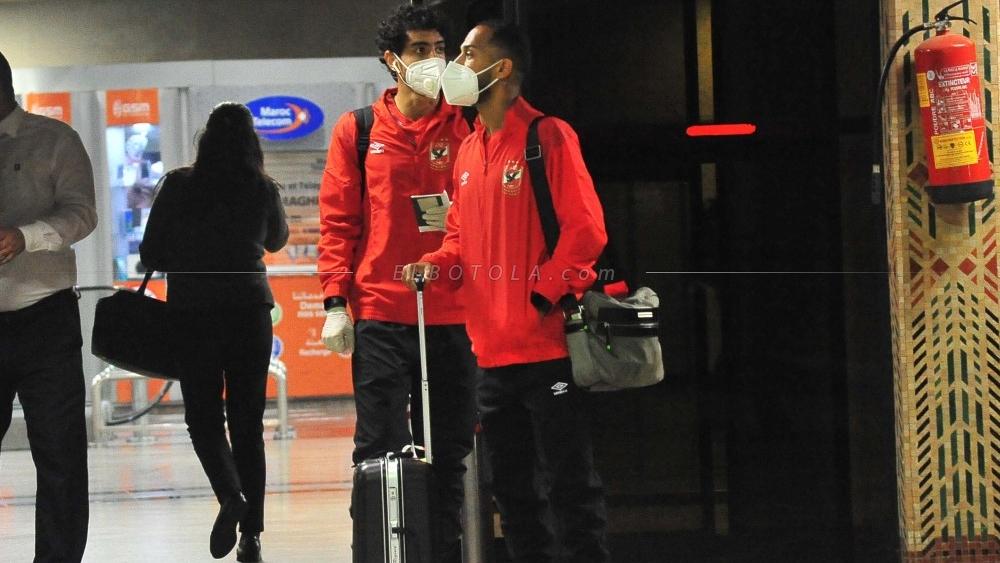 بعثة النادي الأهلي تحط رحالها في القاهرة