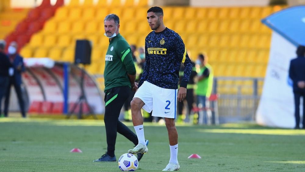 المغربي أشرف حكيمي يبدأ كـ"احتياطي" أمام جنوى