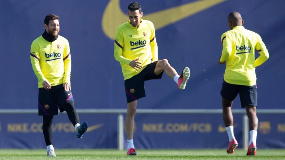 برشلونة يعود للمران استعدادا لموقعة يوفنتوس