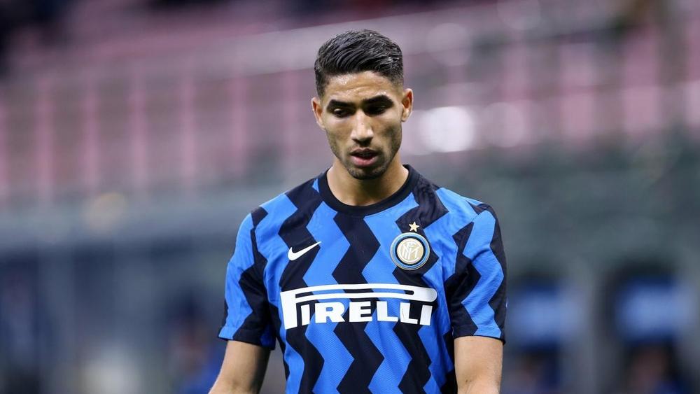 أشرف حكيمي أساسي ضمن تشكيلة الإنتر في مواجهة ريال مدريد