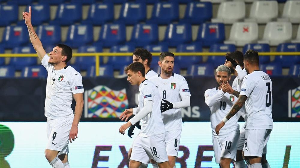 إيطاليا وبلجيكا يكملان أضلاع "المربع الذهبي" لدوري الأمم الأوروبية