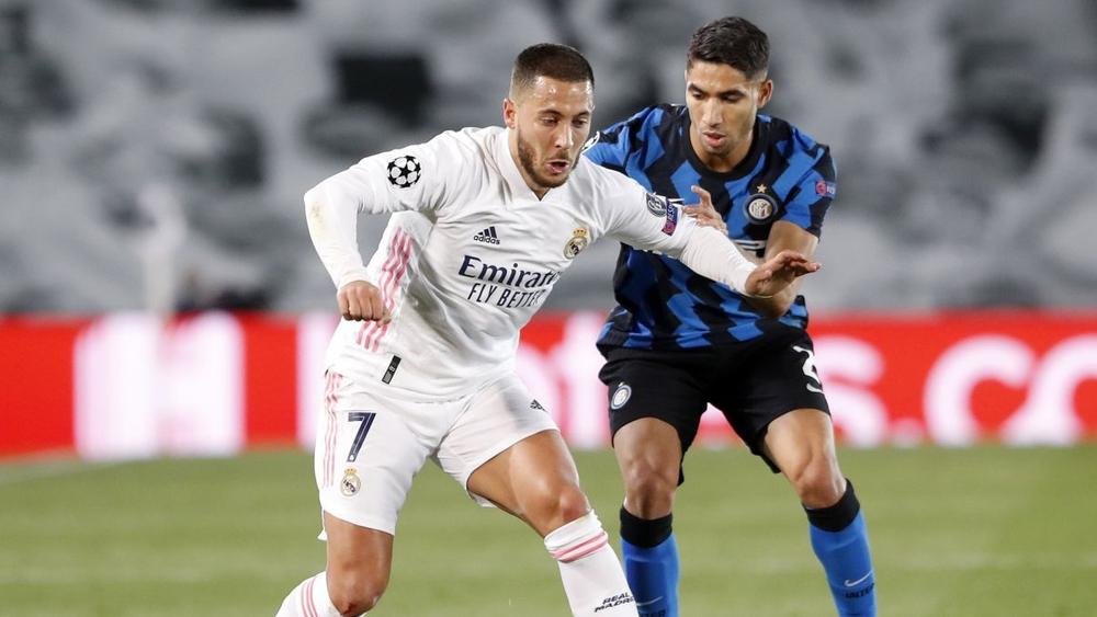 أشرف حكيمي أساسي أمام ريال مدريد.. زيدان يدفع بأوديغارد وفازكيز وماريانو