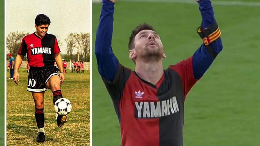 بذكريات مشتركة وقميص تاريخي.. ميسي يُهدي هدفه في مرمى أوساسونا لروح "الراحل" مارادونا