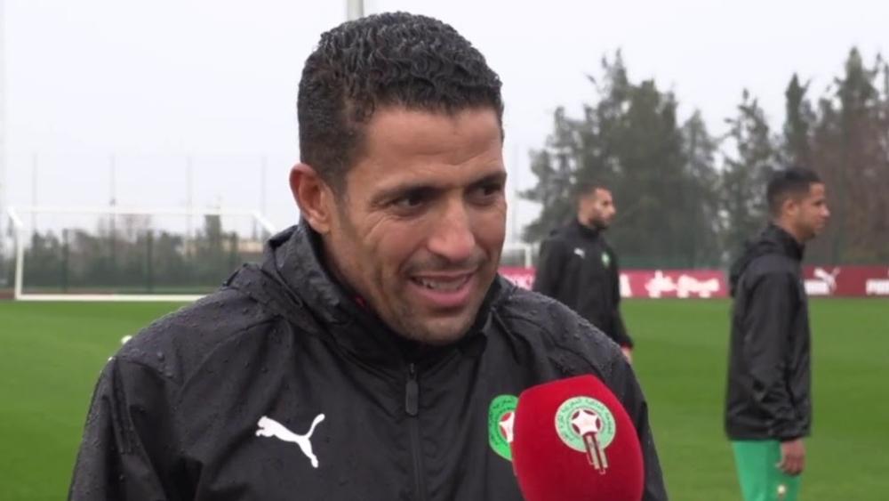 عموتة: "سنختبر اللعب تحت الأمطار والانزلاق في مباراة الغد وهدفنا في الشان هو المنافسة على اللقب"