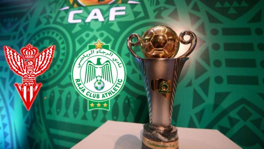 "الطاس" والرجاء يحملان مشعل التمثيلية المغربية في الكونفدرالية حينما يواجهان تواليا نكانا الزامبي والمنستيري التونسي