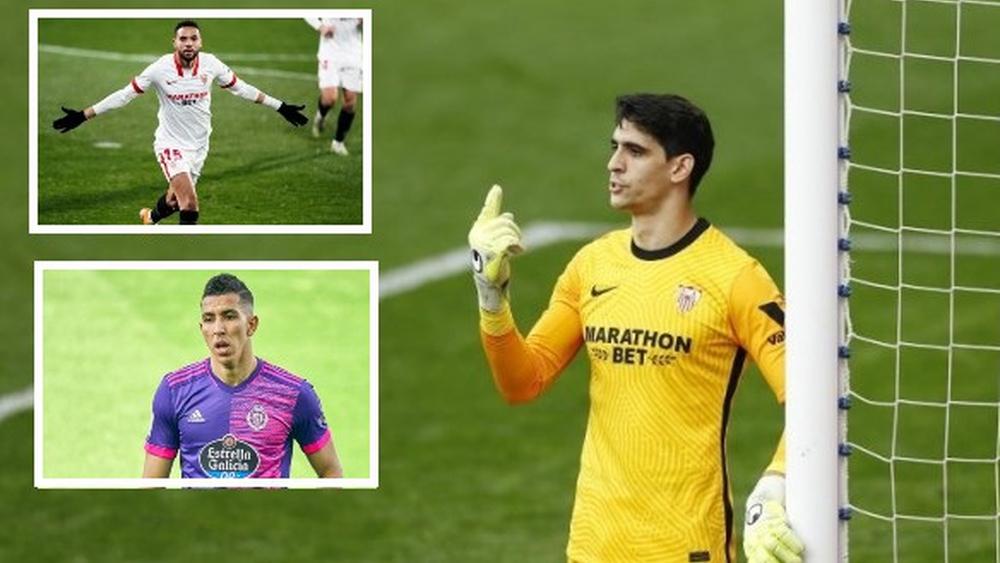 بونو والنصيري والياميق يشاركون كـ"أساسيين" في مباراة بلد الوليد وإشبيلية