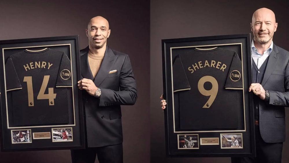 شيرر وهنري أول لاعبين ينضمان لقاعة مشاهير البريمر ليج