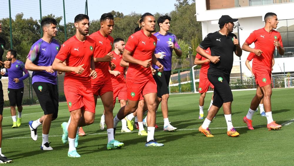 بحضور جميع اللاعبين.. المنتخب المغربي يواصل تداريبه استعدادا لمواجهة بوركينا فاسو وديا