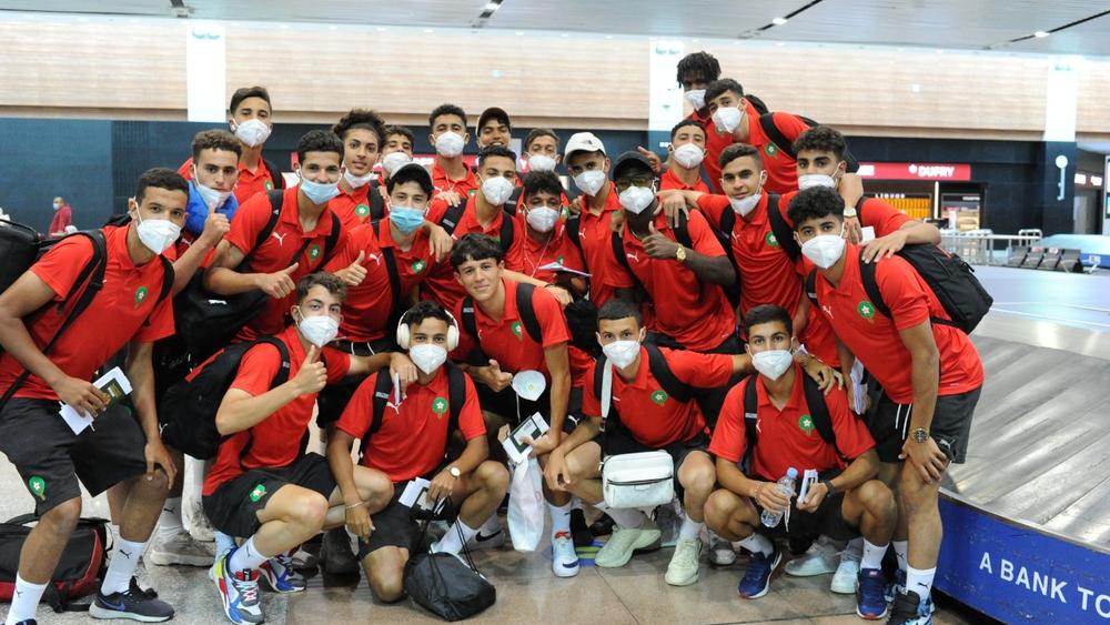 بعثة المنتخب الوطني لأقل من 20 سنة تحط الرحال بالقاهرة استعدادا للمشاركة في البطولة العربية