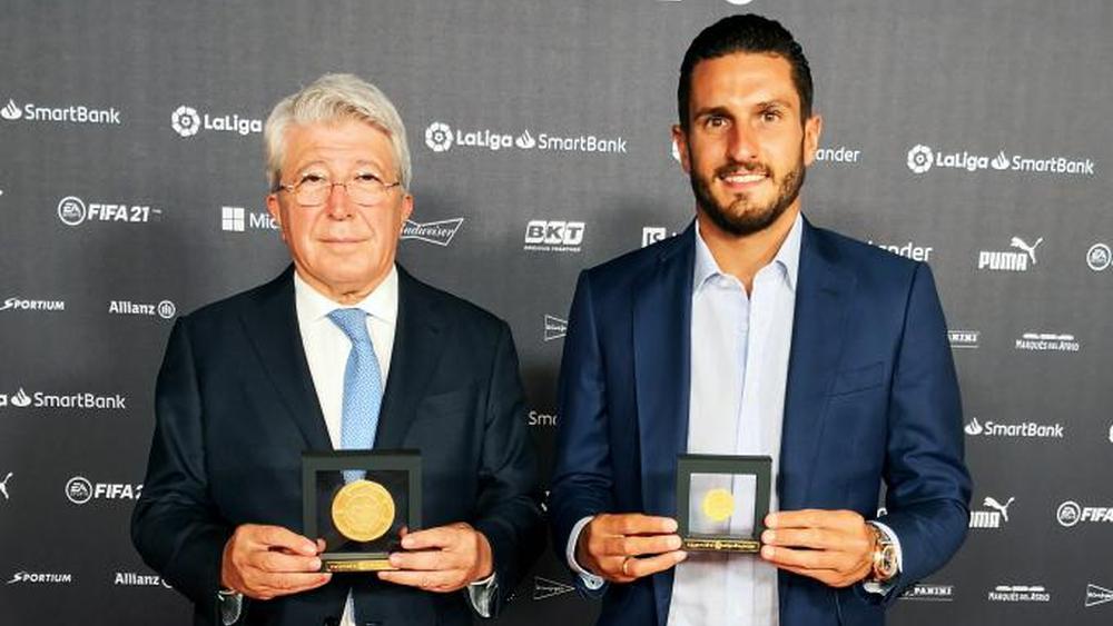 رابطة "الليغا" تحتفي بأتلتيكو مدريد لحيازته اللقب الموسم الماضي