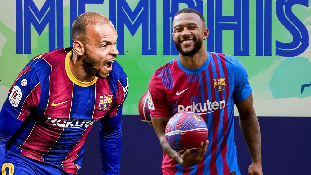 برشلونة يزيل الرقم "9" لبرايثوايت ويمنحه للوافد الجديد ديباي.. أغويرو يحصل على الرقم "19"