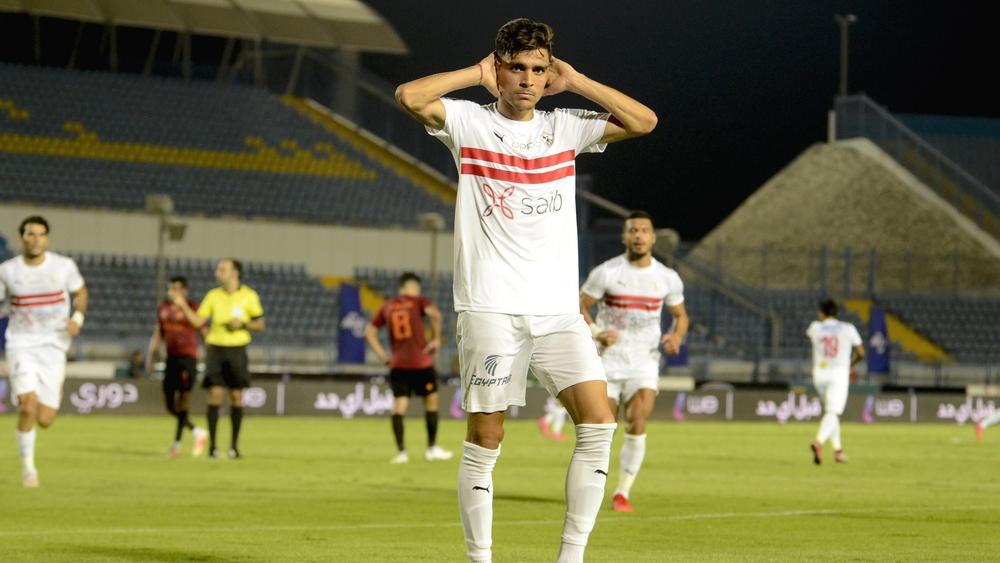 بنشرقي يحرز هدفا في انتصار الزمالك على الإنتاج الحربي بثنائية ويساهم في تتويج فريقه بلقب الدوري المصري رقم 13 في تاريخه