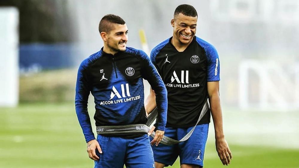 فيراتي: "أريد اللعب مع أفضل اللاعبين لذلك أتمنى بقاء مبابي.. لقد تحدثت معه لكن لن أكشف ما دار بيننا"