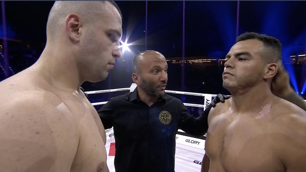 المغربي "طارق خبابز" يسقط بالضربة القاضية أمام الكرواتي "أنطونيو بلازيبات" في نزال الوزن الثقيل لبطولة "غلوري"