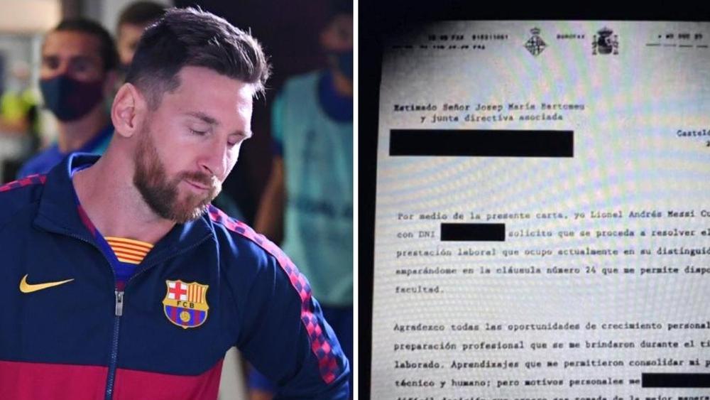 "موندو ديبورتيفو" تكشف محتوى "الفاكس" الذي بعثه ميسي للمطالبة بالرحيل عن برشلونة في صيف 2020