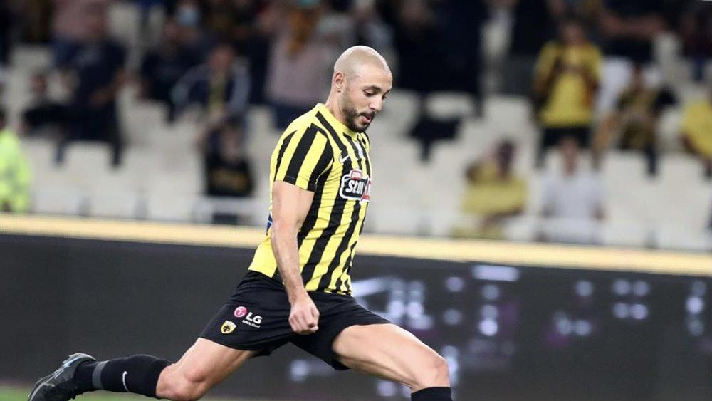 نور الدين أمرابط يفتتح سجله التهديفي مع أيك أثينا في أولى جولات الدوري اليوناني