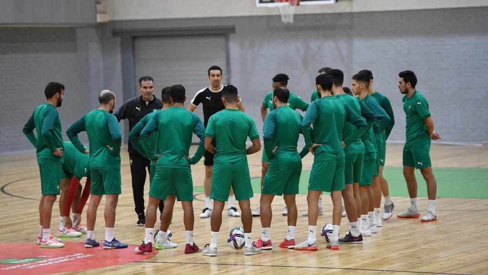 "أسود القاعة" يجرون حصتهم التدريبية الأولى تأهبا لمواجهة فنزويلا في دور الـ16 من "مونديال الفوتسال"