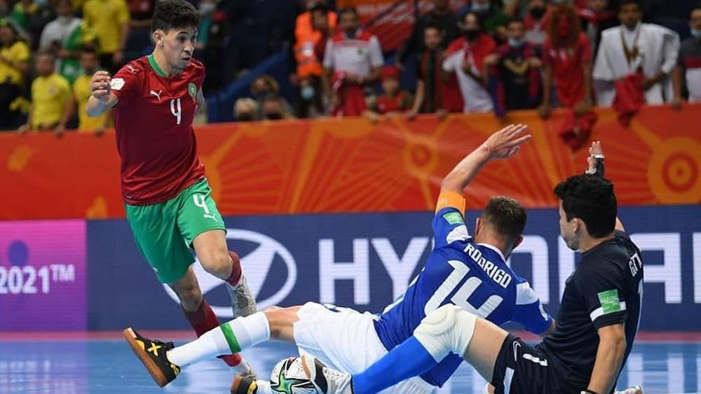 مغامرة "أسود القاعة" في "مونديال الفوتسال" تنتهي بعد هزيمته في دور الـ8 أمام البرازيل بهدف نظيف