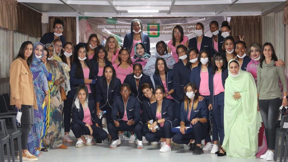 النادي البلدي النسوي العيون يحفز لاعباته قبل انطلاق الموسم الكروي الجديد
