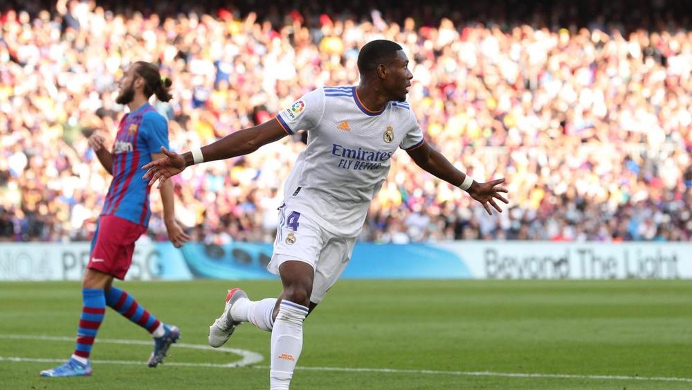 Le Real Madrid mène à la pause