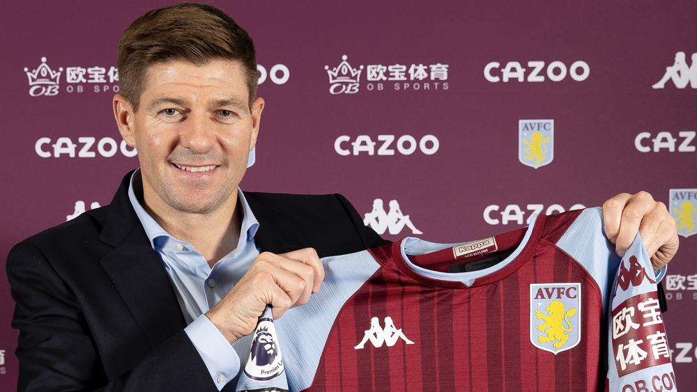 Steven Gerrard est le nouveau coach d'Aston Villa