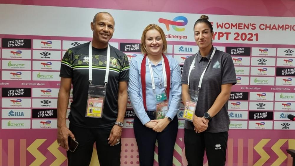 هيدامو لـ"البطولة": "أشكر اللاعبات على المستوى الجيد الذي ظهرن به وتواجدنا في نصف النهائي هو تتويج لمجهودات الفريق"