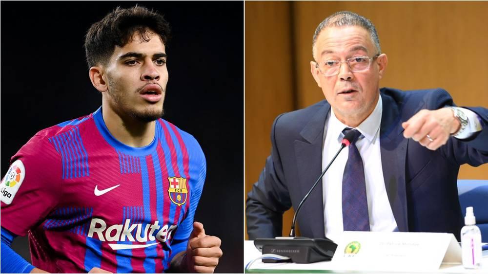 لقجع: "الزلزولي إيلا بغا يلعب لإسبانيا الله يعاونو.. لم تكن عليه أية ضغوطات لتمثيل إسبانيا وقلت له أن اللعب للمنتخب المغربي ليس بالطريقة التي يريدها"