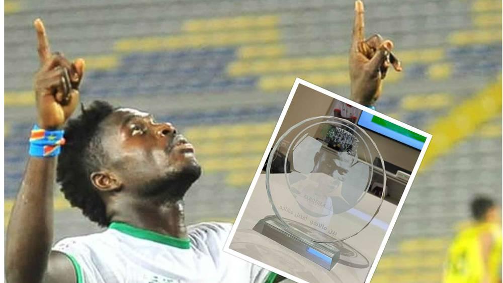 مالانغو يشكر صحيفة "البطولة" بعد إحرازه جائزتها لأفضل قلب هجوم في الدوري الاحترافي خلال الموسم الماضي